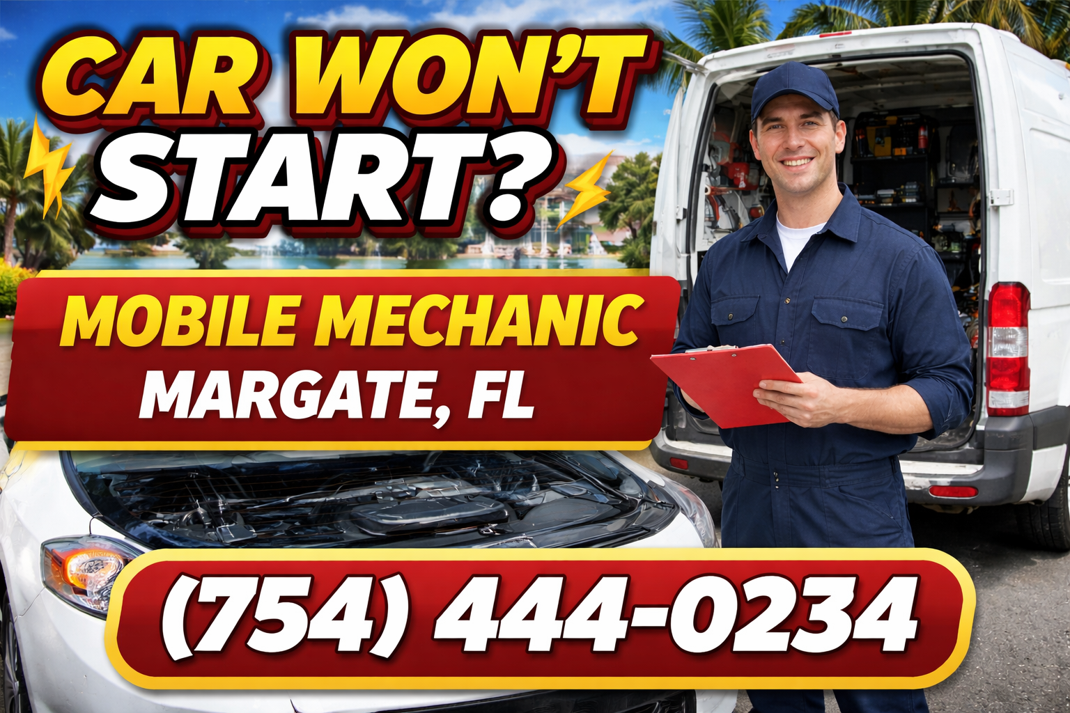 Car Won't Start? Mobile Mechanic in Margate