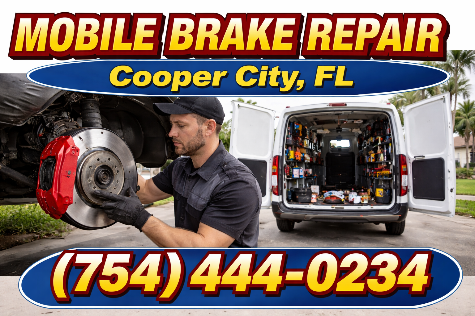 Mobile Brake Repair in Cooper City