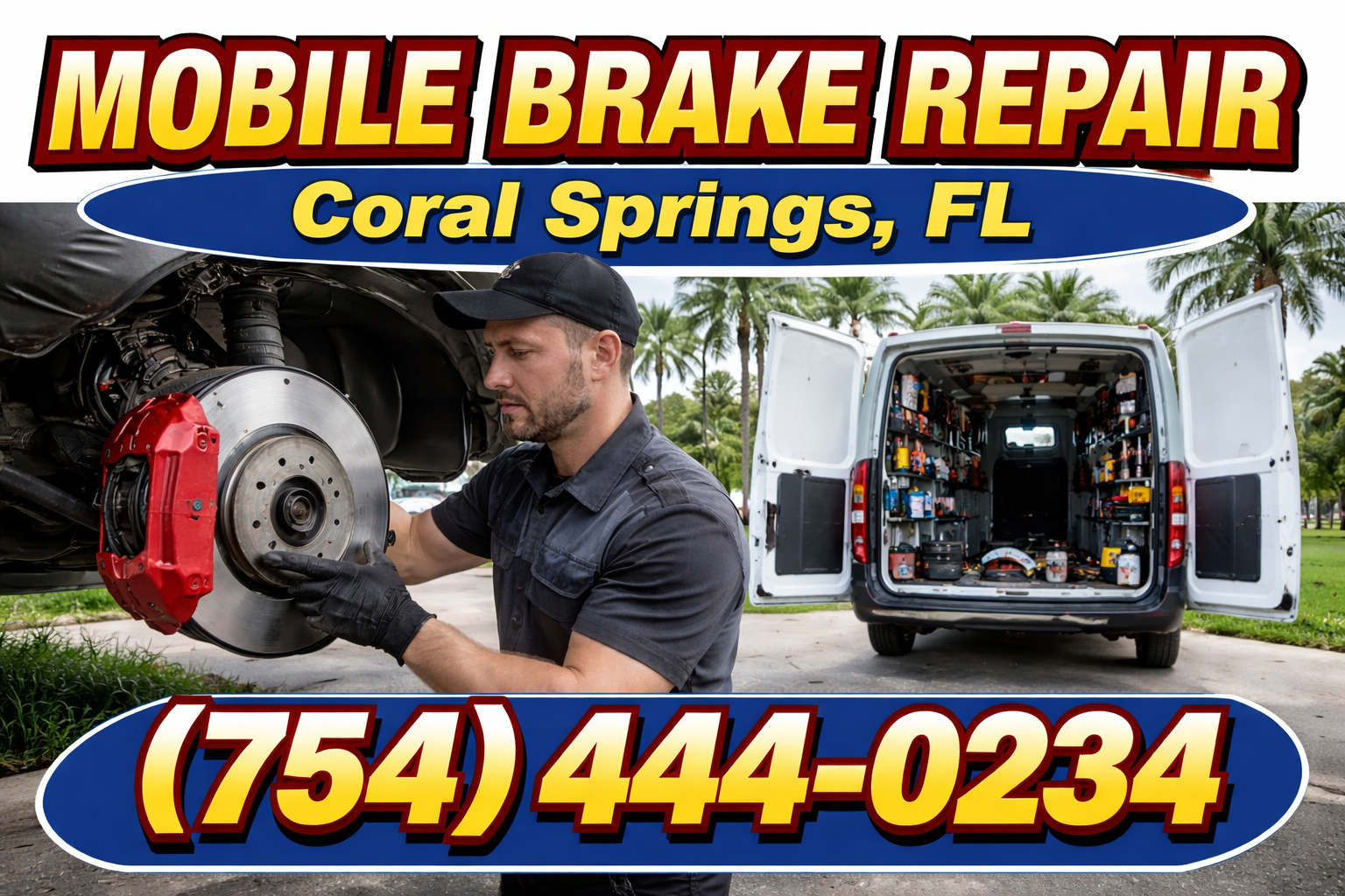 Mobile Brake Repair in Coral Springs