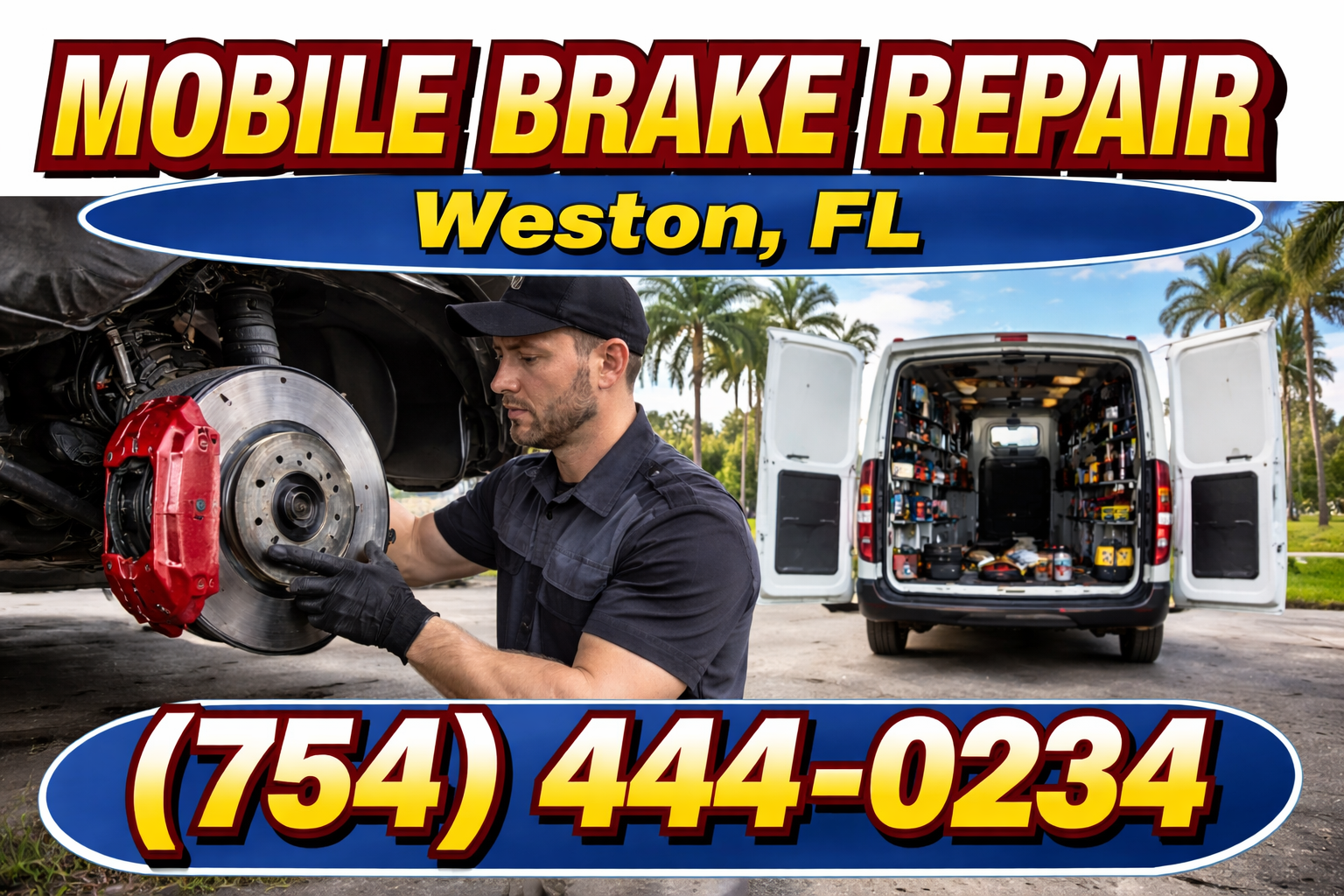Mobile Brake Repair in Weston