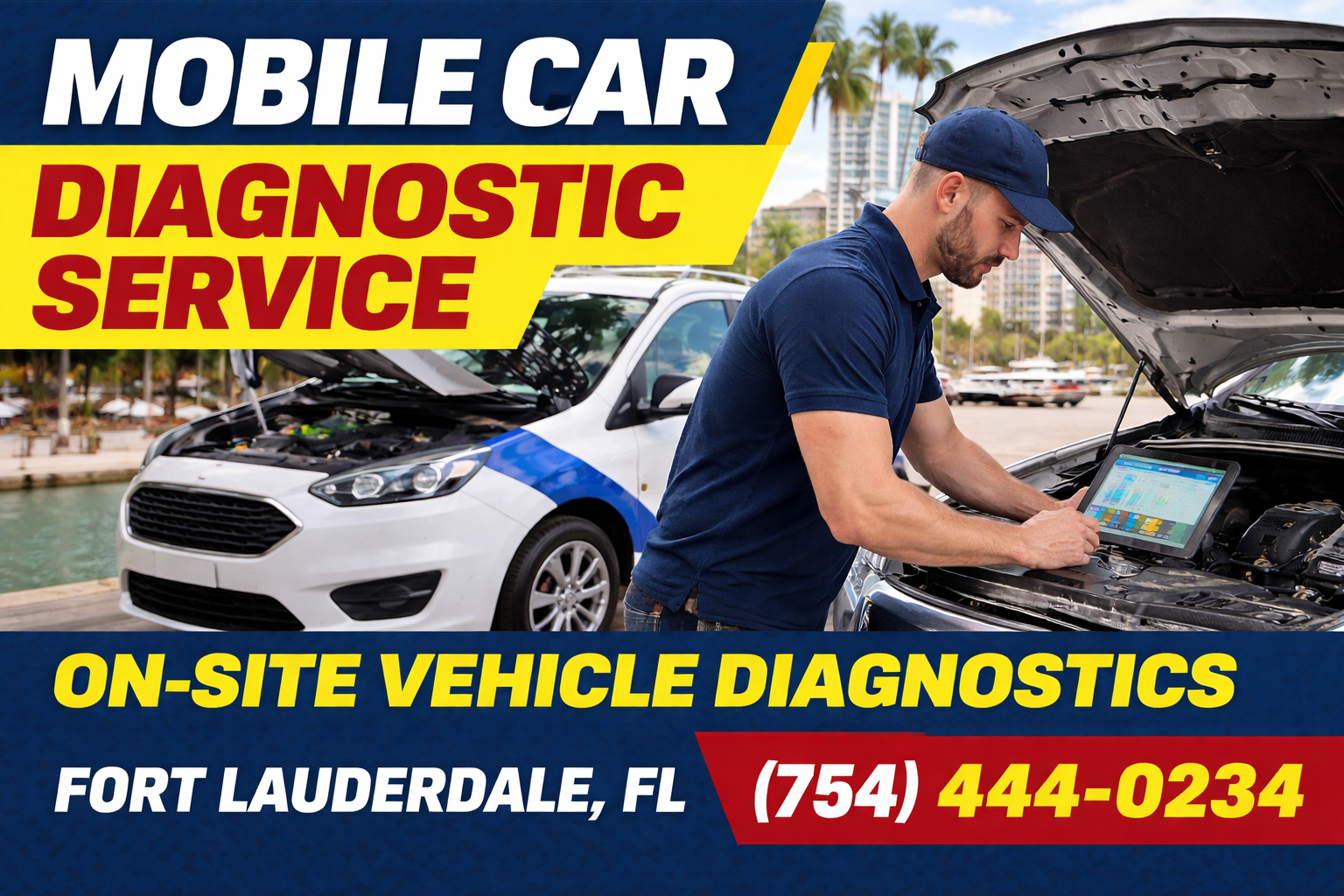 Mobile Car Diagnostic Service in Fort Lauderdale – On-Site Vehicle Diagnostics at Your Spot