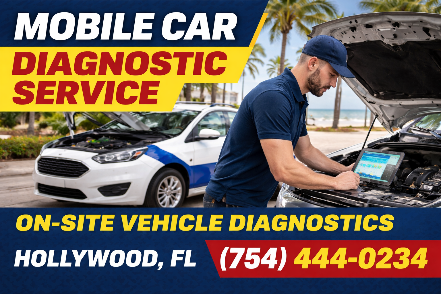 Mobile Car Diagnostic Service in Hollywood FL: On-Site Vehicle Diagnostics at Your Location