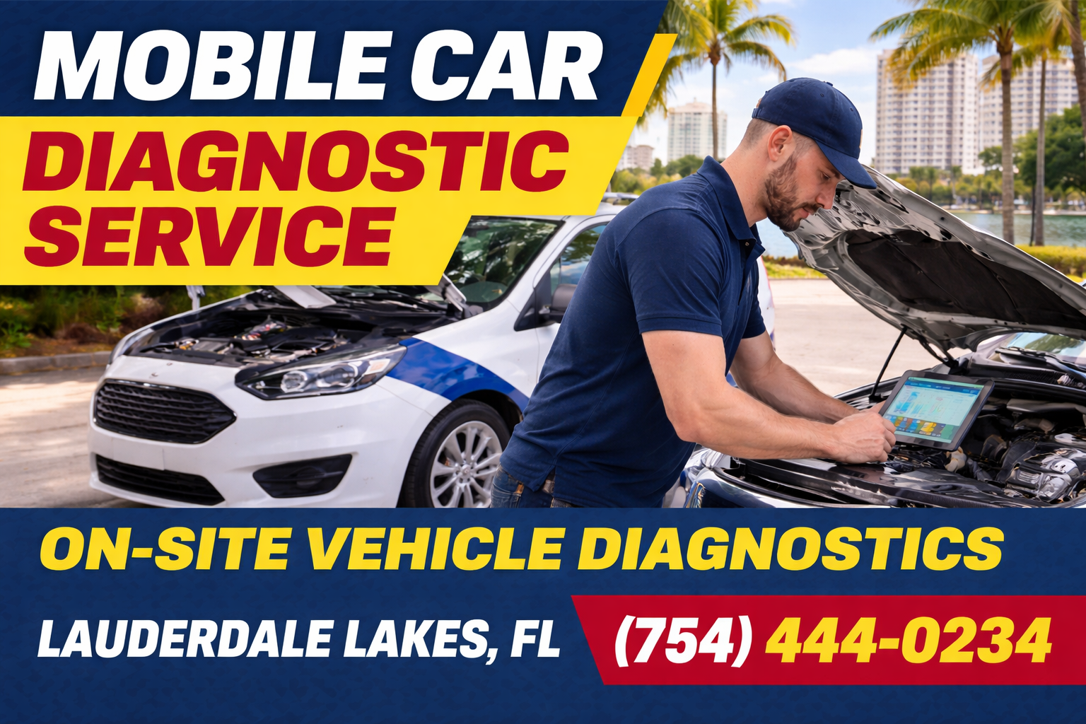 Mobile Car Diagnostic Service – On-Site Vehicle Diagnostics in Lauderdale Lakes: We Come Right to Your Location