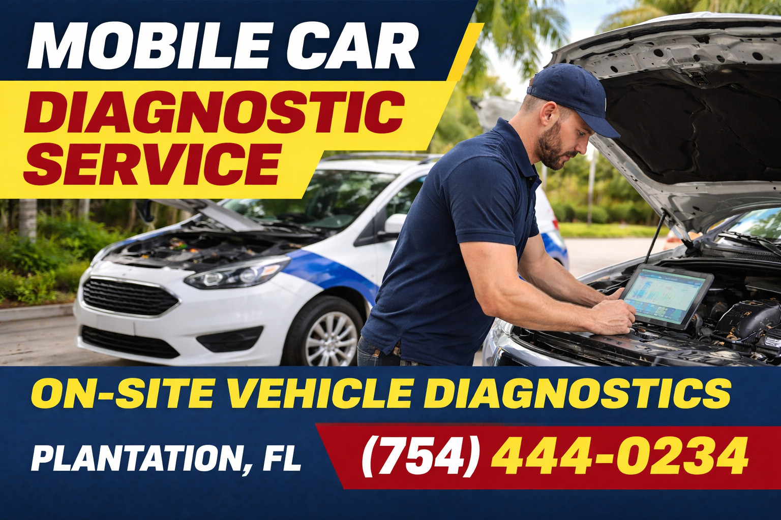 Mobile Car Diagnostic Service in Plantation: On-Site Vehicle Diagnostics Where You Are