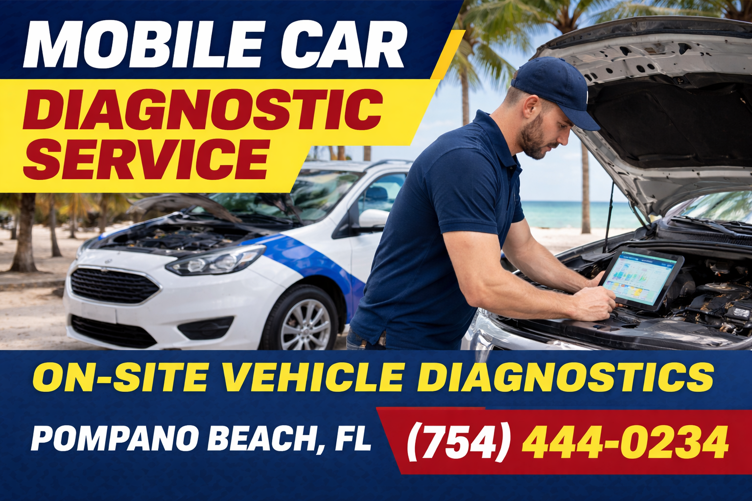 Mobile Car Diagnostic Service – On-Site Vehicle Diagnostics in Pompano Beach: We Come Right to You