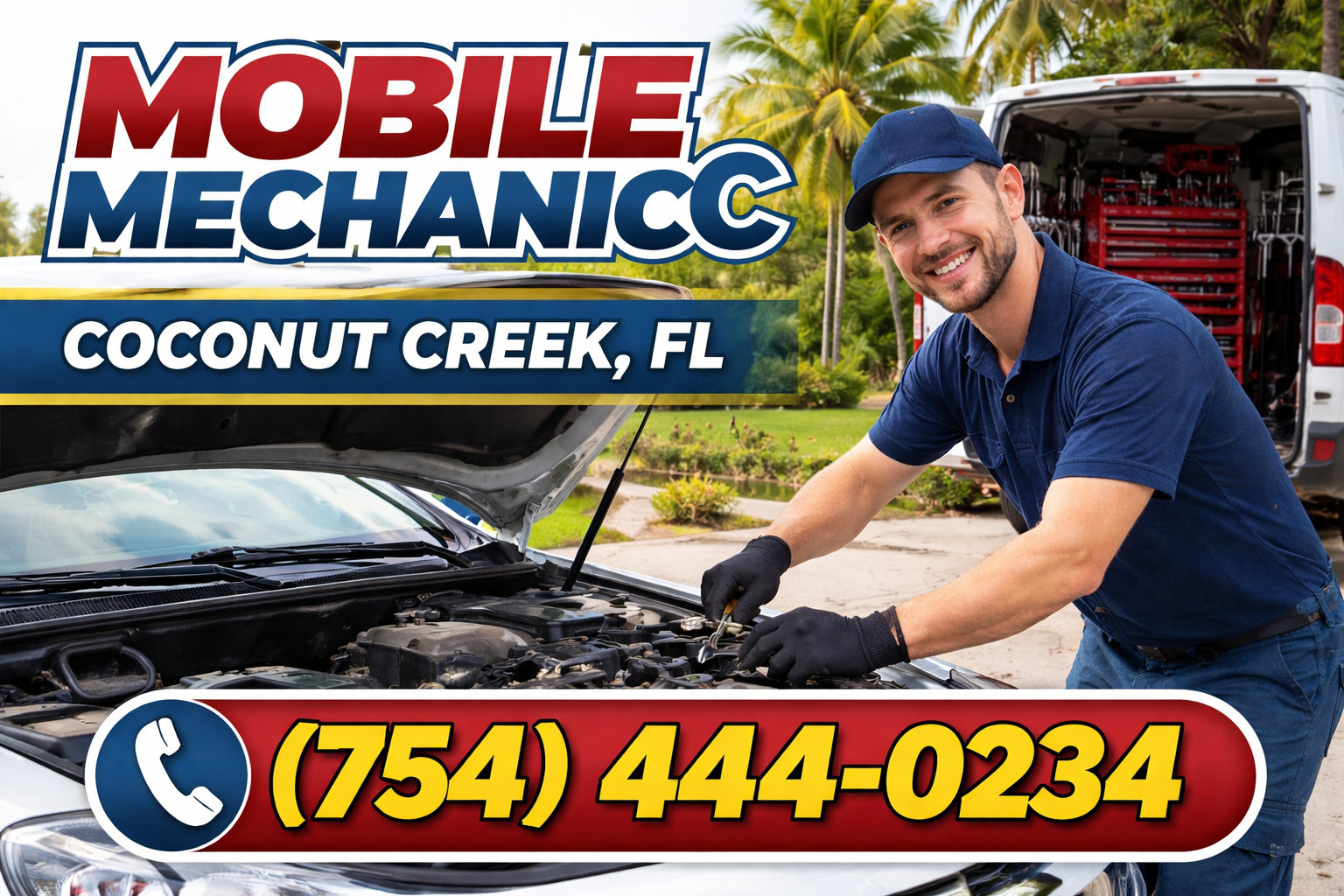 Mobile Mechanic in Coconut Creek: We Come Right to Your Location