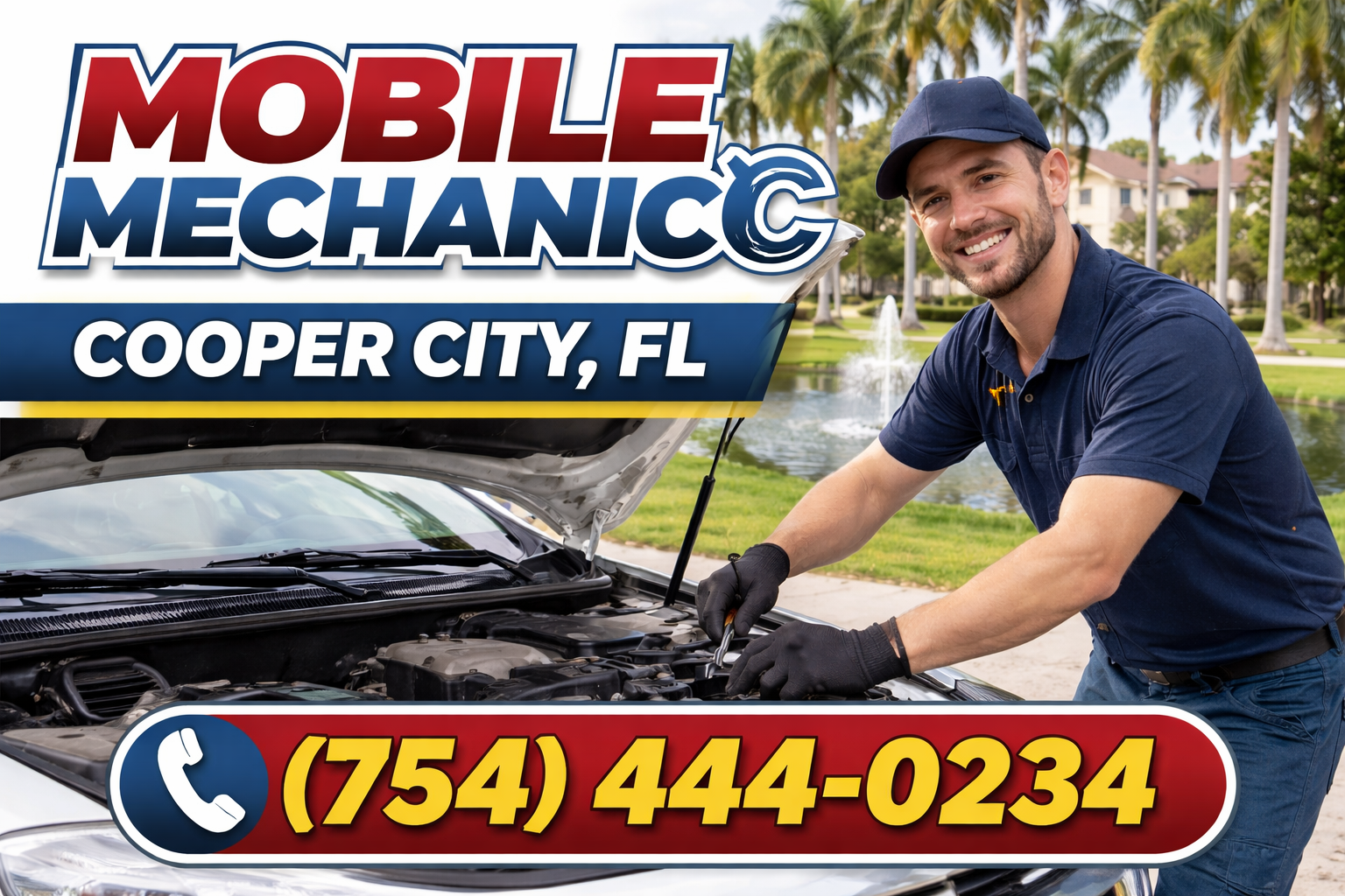 Mobile Mechanic in Cooper City: We Come Right to Your Location