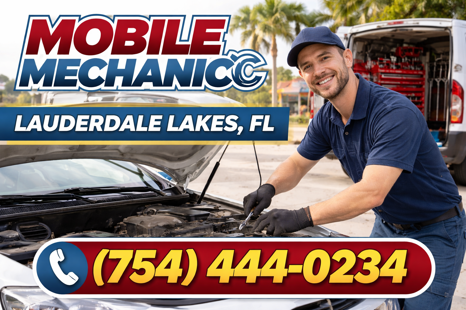 Mobile Mechanic in Lauderdale Lakes: We Come Right to Your Spot