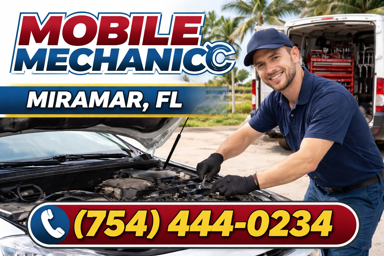 Mobile Mechanic in Miramar: We Come Right to Your Location