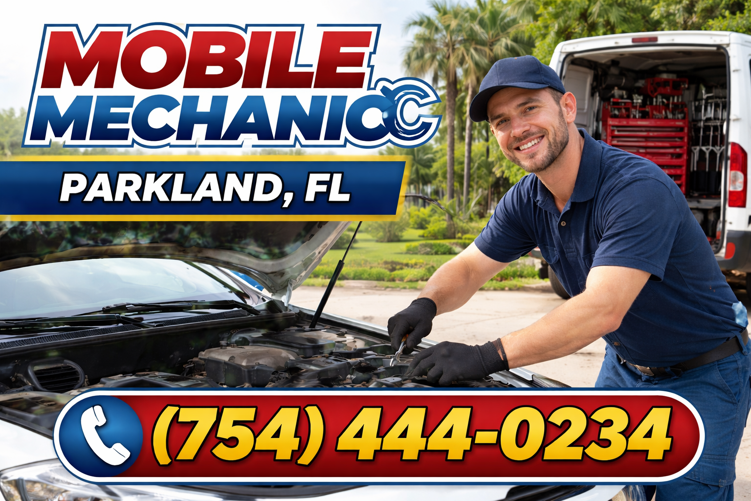 Mobile Mechanic in Parkland: We Come to You, No Towing Needed