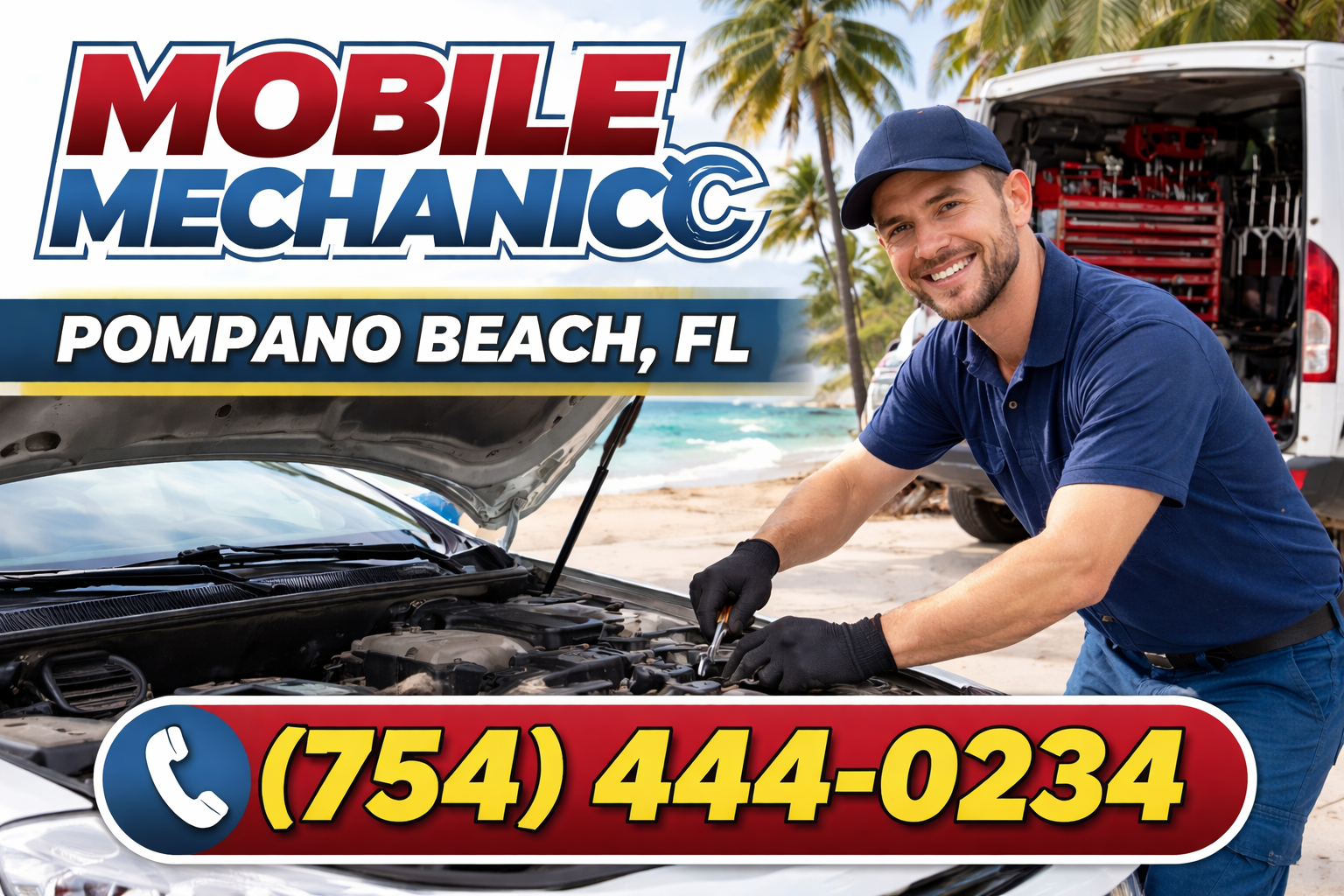 Mobile Mechanic in Pompano Beach: We Come Straight to You