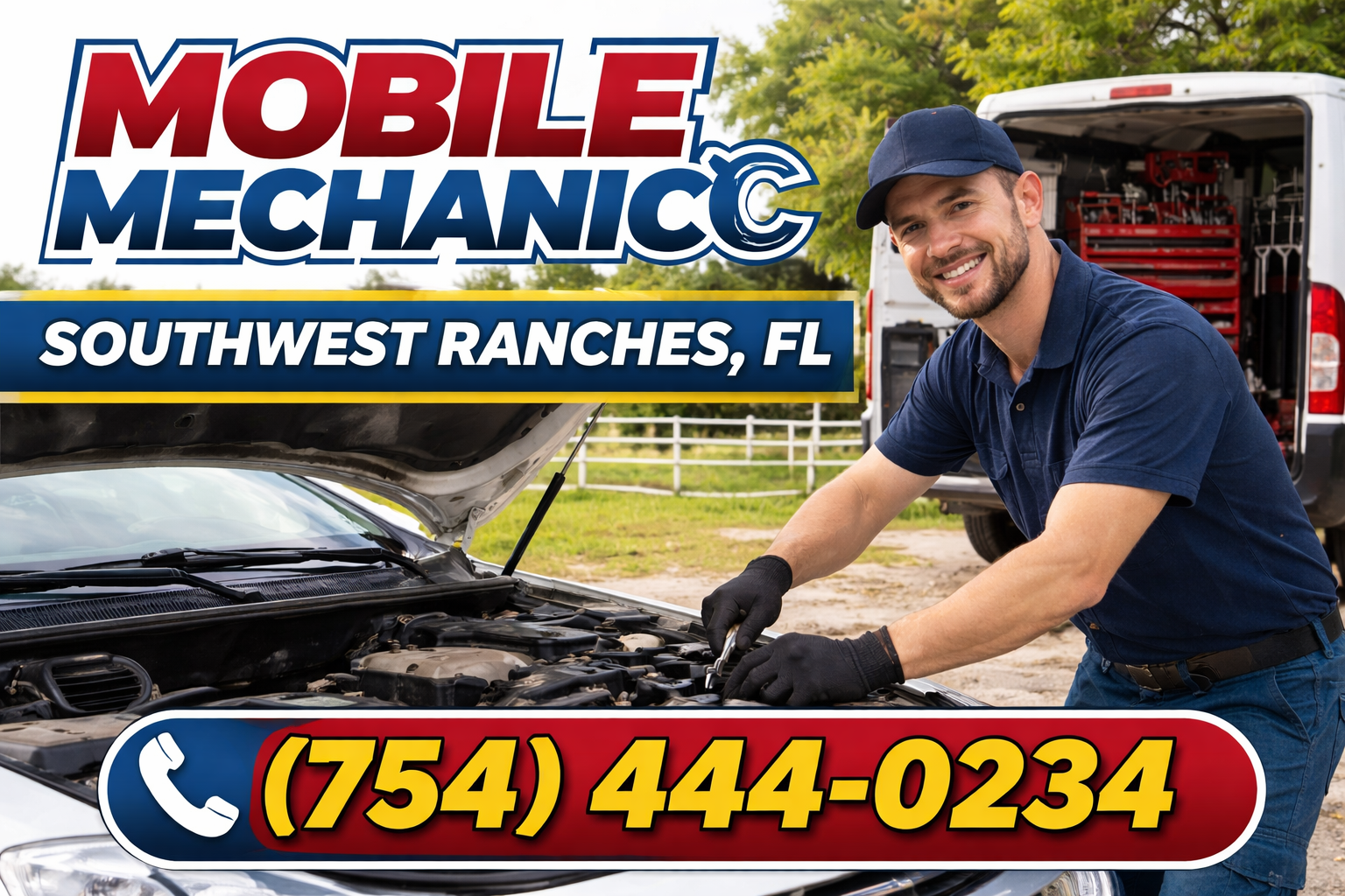 Mobile Mechanic in Southwest Ranches: We Come Right to You—No Towing Needed