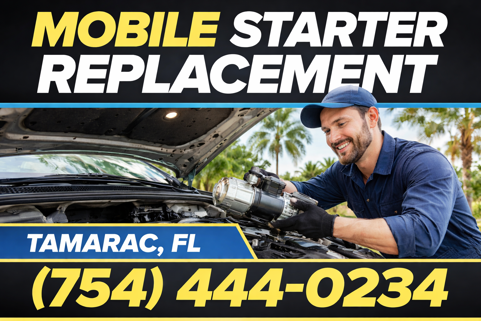 Get Your Car Starting Again: Mobile Starter Replacement in Tamarac