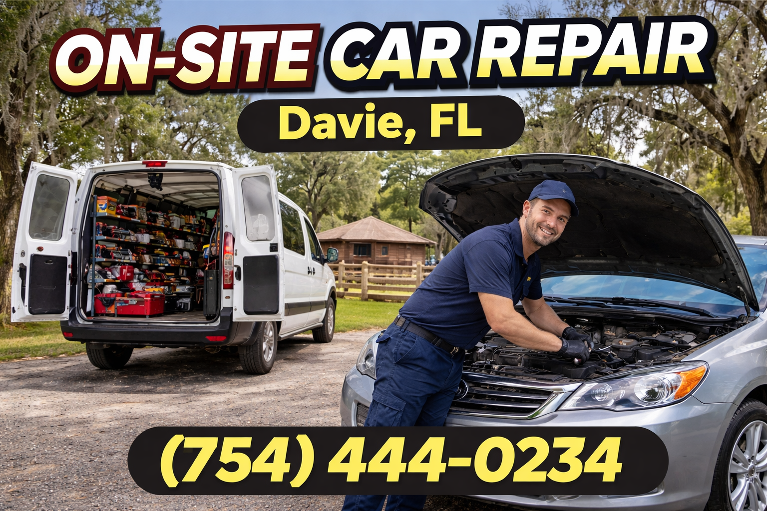 On-Site Car Repair in Davie: We Come to You, No Towing Needed