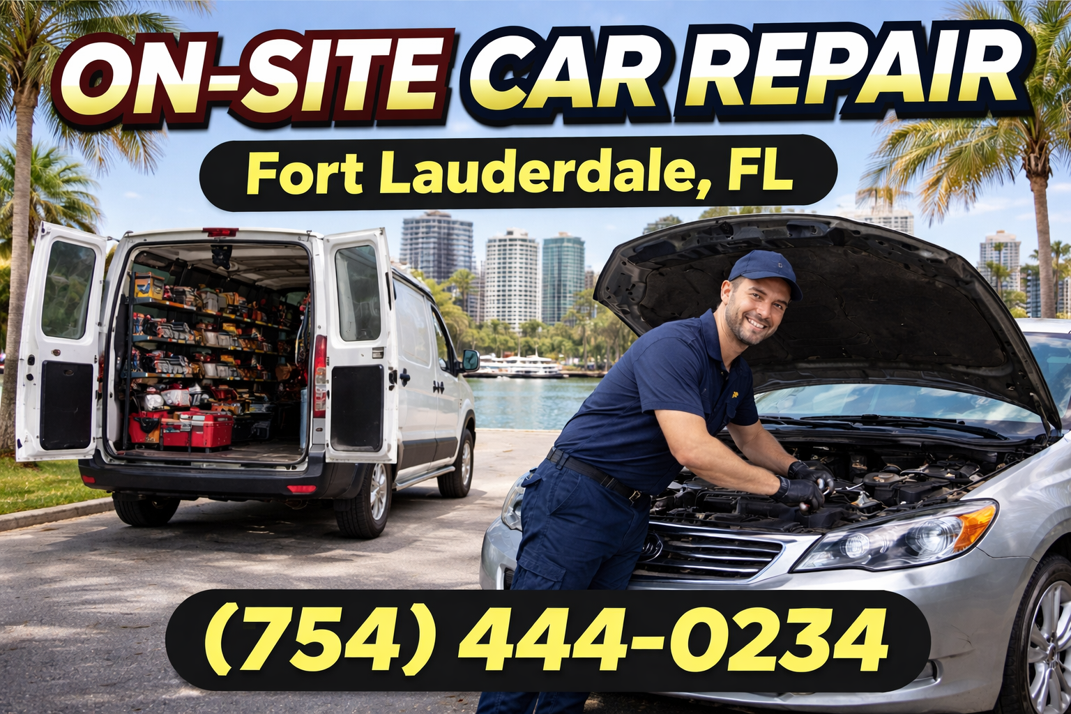 Car Won't Start in Fort Lauderdale? On-Site Repair Comes Straight to You