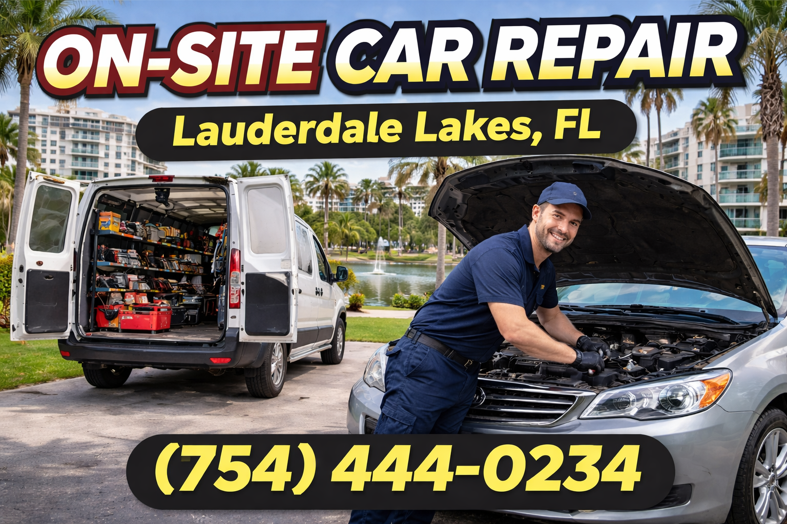 On-Site Car Repair in Lauderdale Lakes: We Fix Your Car Where You Are