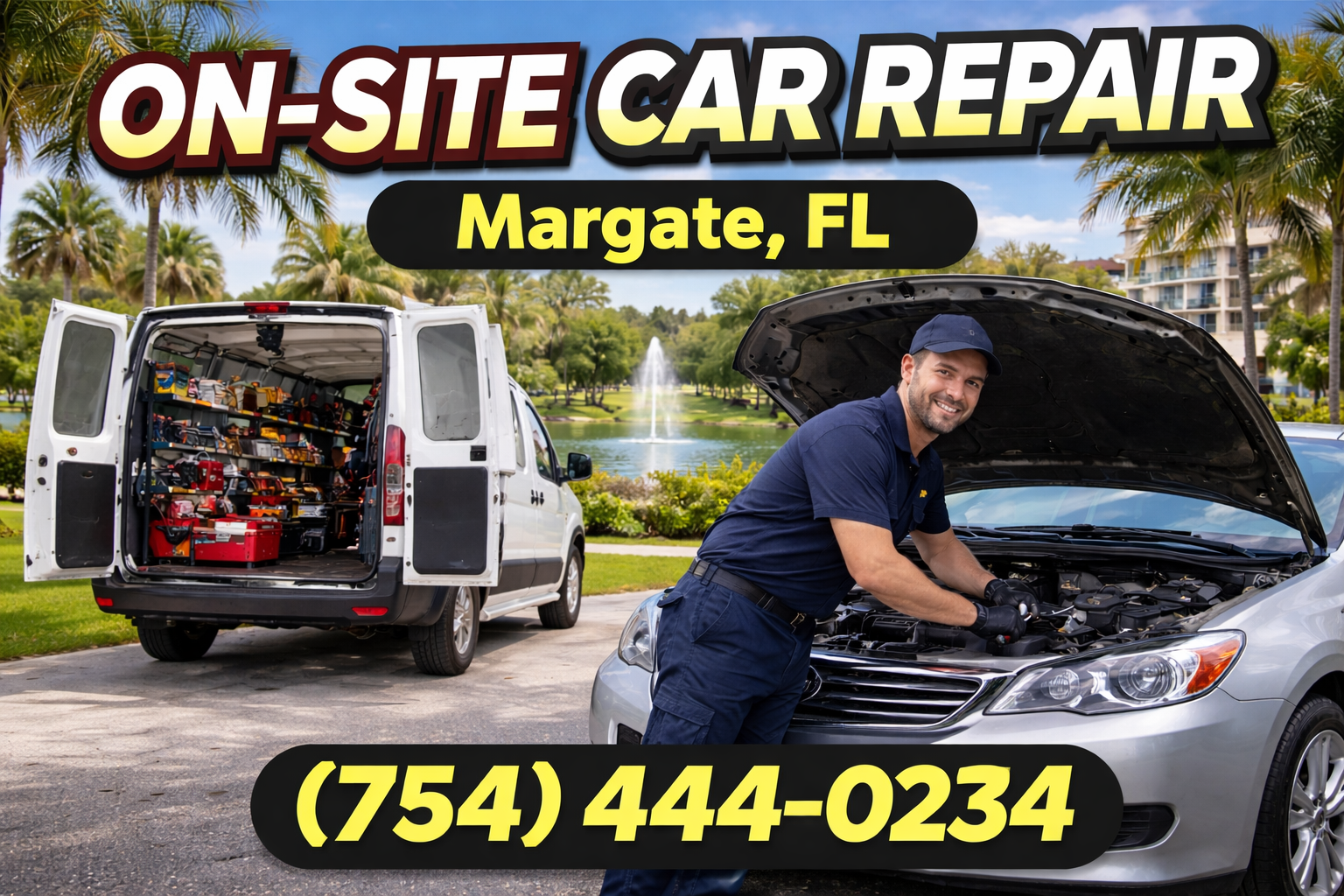 On-Site Car Repair in Margate: We Come Straight to You—No Towing Required