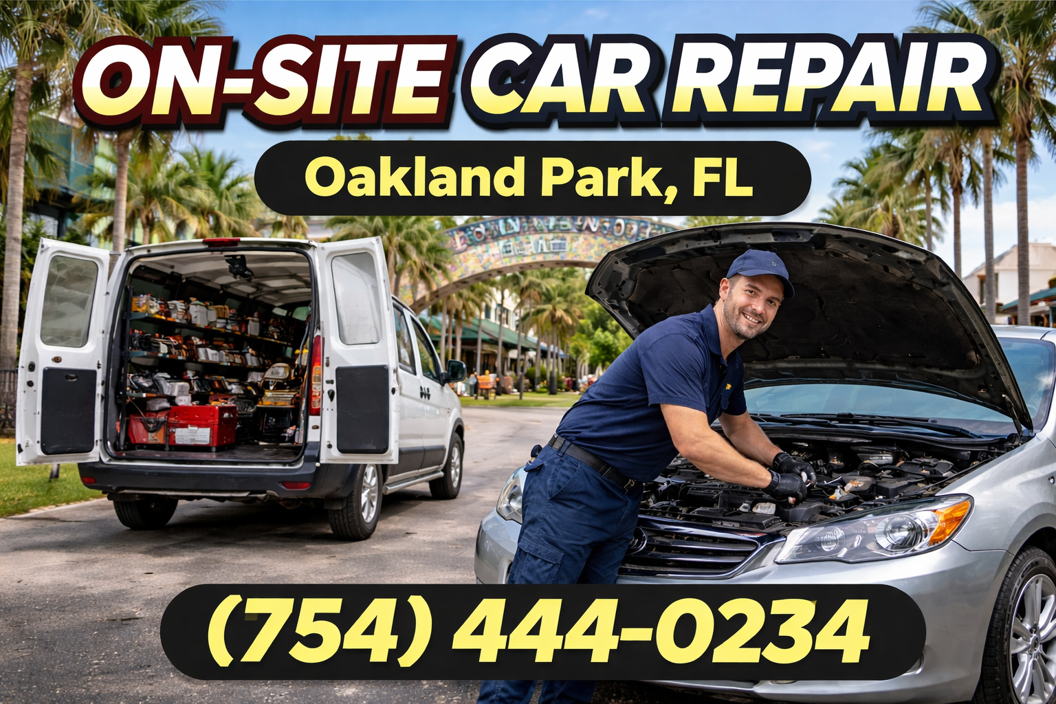 On-Site Car Repair in Oakland Park: We Come Right to You