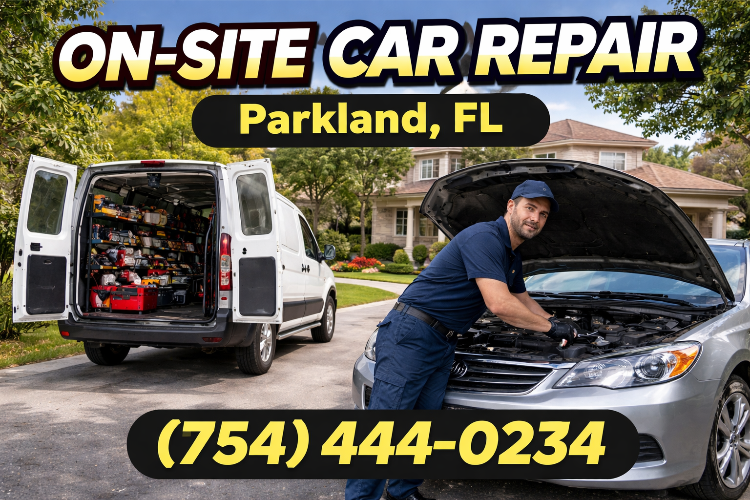 On-Site Car Repair in Parkland: We Come to You, No Towing Hassle