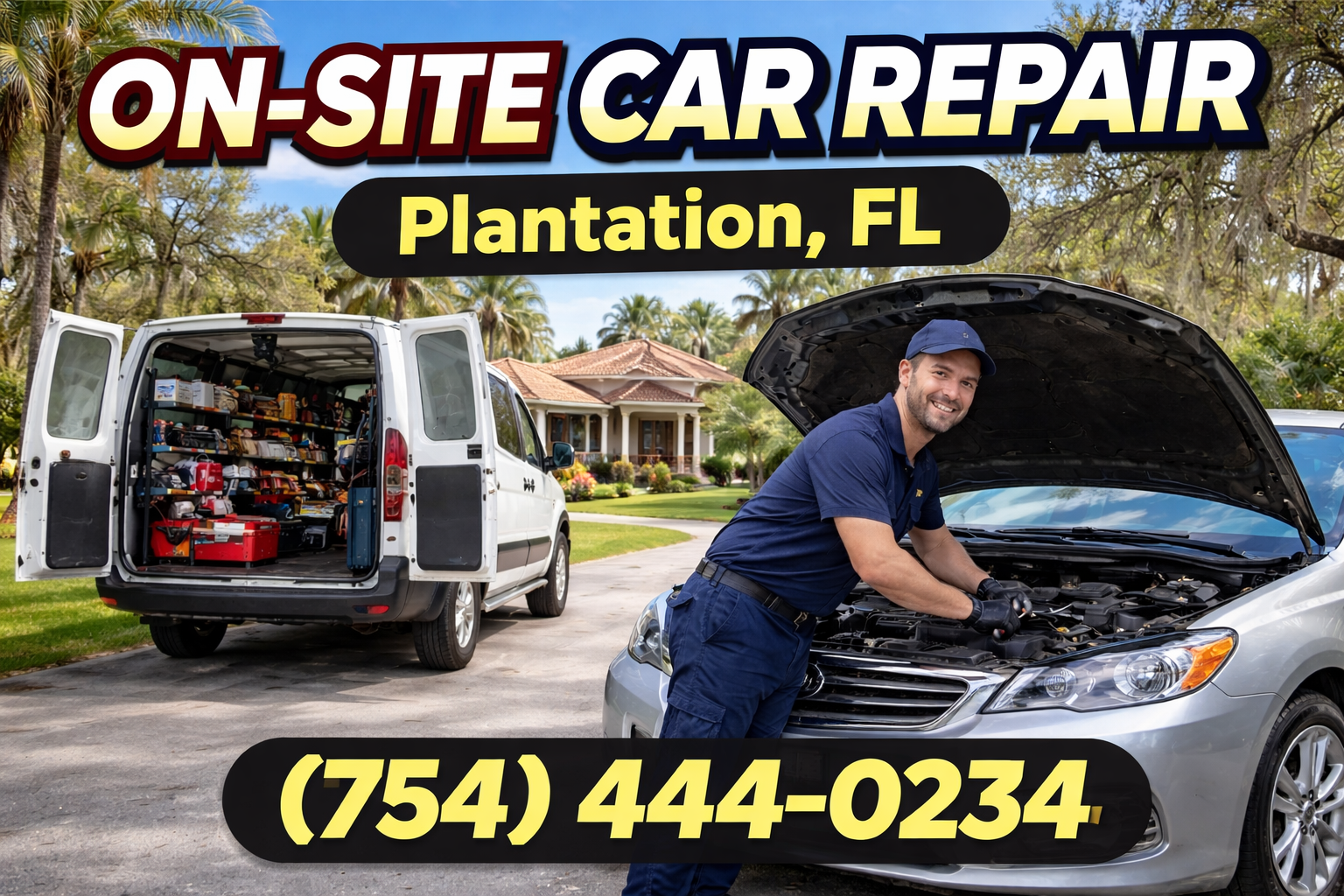 Get On-Site Car Repair in Plantation—We Come Right to You