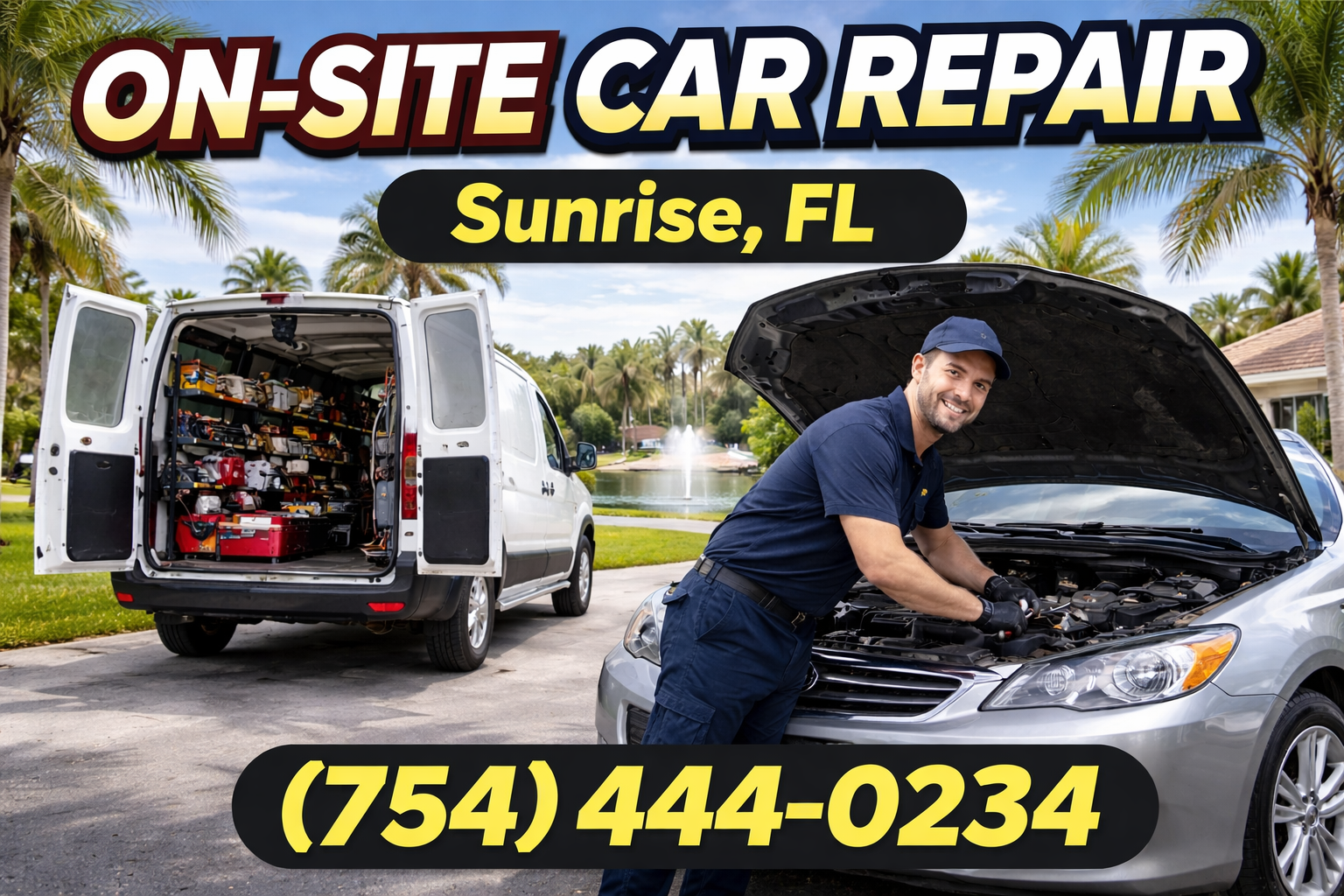 On-Site Car Repair in Sunrise: We Come Right to Your Location