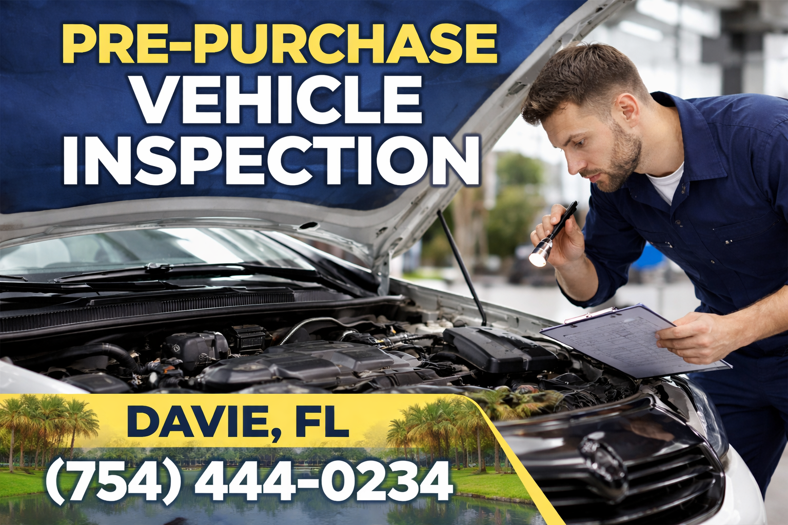 Pre-Purchase Vehicle Inspection in Davie: Uncover Hidden Problems Before You Buy