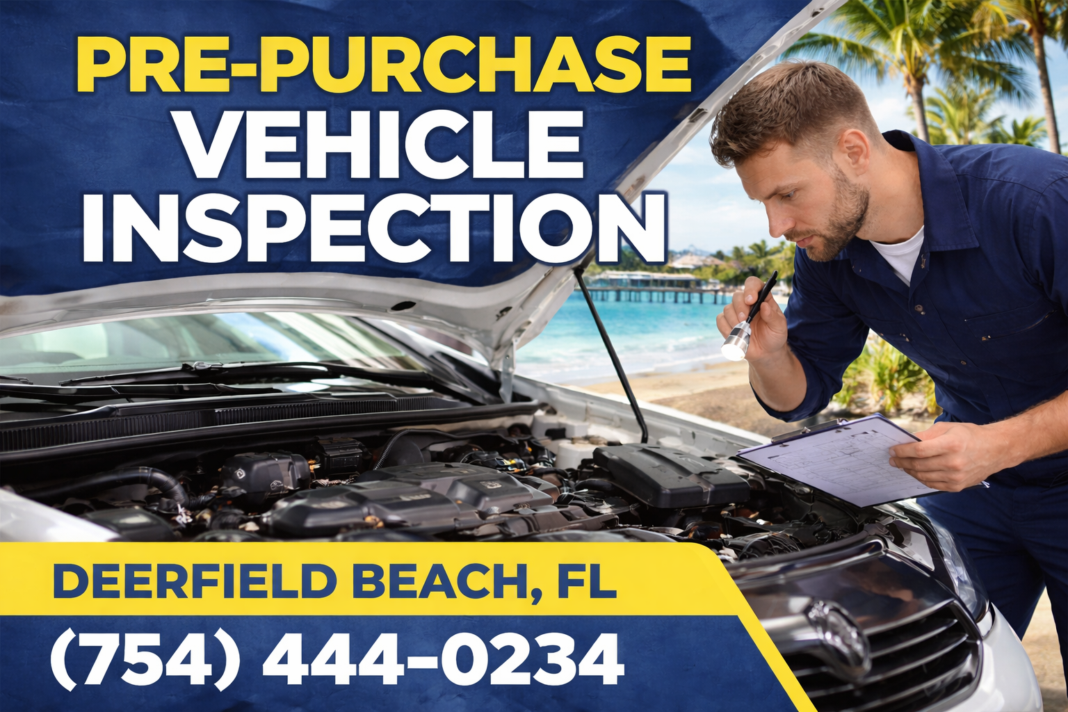 Avoid Buyer's Remorse: Pre-Purchase Vehicle Inspection in Deerfield Beach