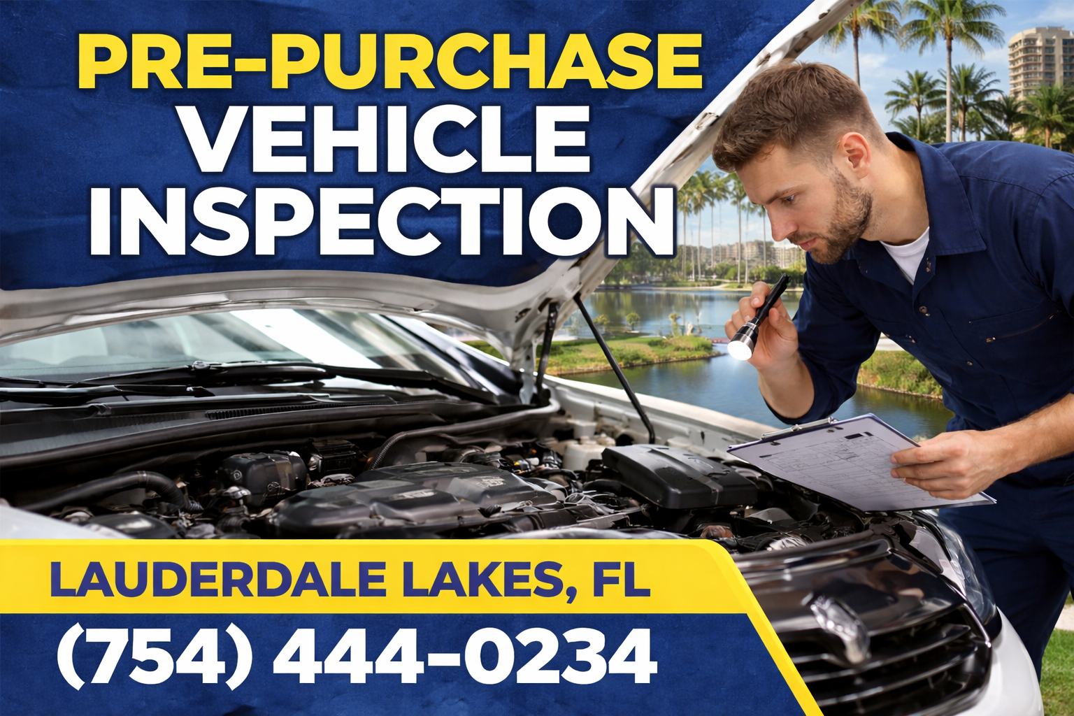 Don't Buy a Lemon: Pre-Purchase Vehicle Inspection in Lauderdale Lakes