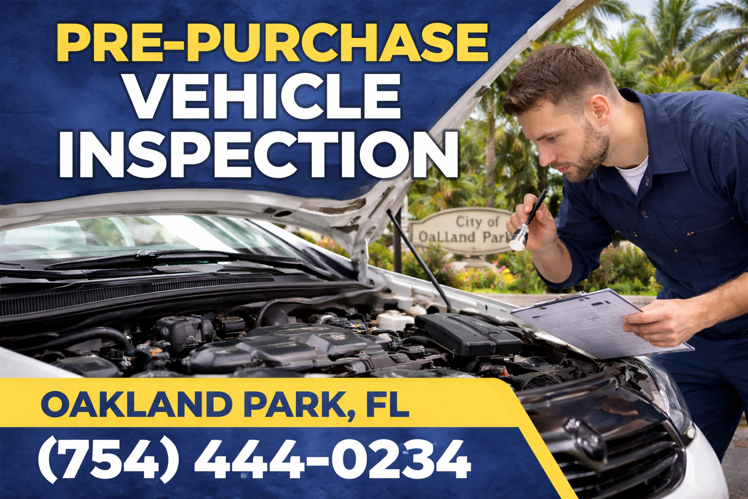 Don't Buy a Lemon: Pre-Purchase Vehicle Inspection in Oakland Park