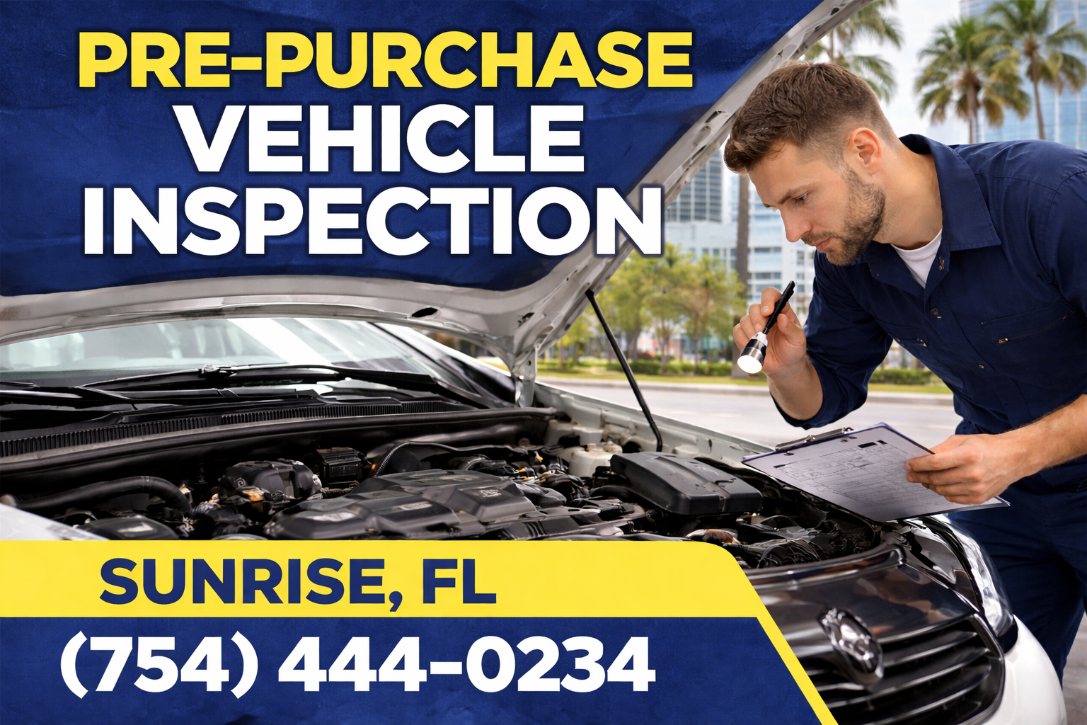 Don't Buy a Lemon: Pre-Purchase Vehicle Inspection in Sunrise